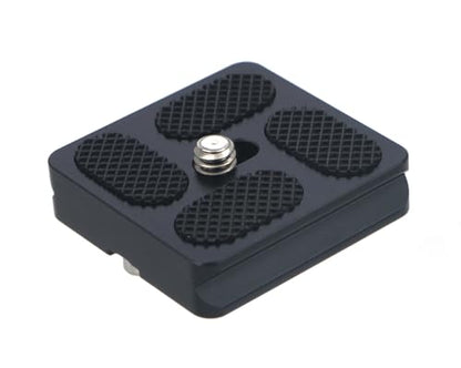 PU-40 40mm Universal Quick Release QR Plate with D-Ring Screw for Mini Tripod Monopod Ball Head DSLR Camera, Arca-Swiss Compatible