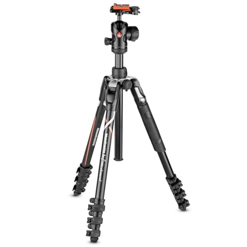 Manfrotto Befree Advanced Camera Tripod Kit Compatible with Sony Alpha7 and Alpha9 Cameras, Tripod Travel Kit with Ball Head and Lever Closure, Aluminium Tripod for Camera Accessories, DSLR,Mirrorless - style: Befree Sony Alpha Alu