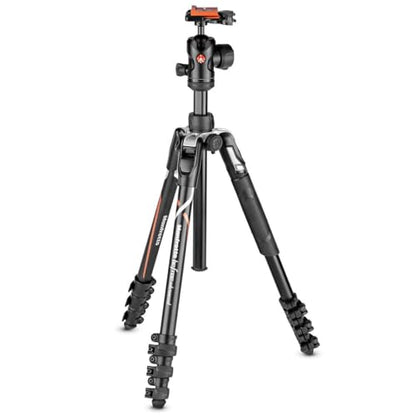 Manfrotto Befree Advanced Camera Tripod Kit Compatible with Sony Alpha7 and Alpha9 Cameras, Tripod Travel Kit with Ball Head and Lever Closure, Aluminium Tripod for Camera Accessories, DSLR,Mirrorless - style: Befree Sony Alpha Alu