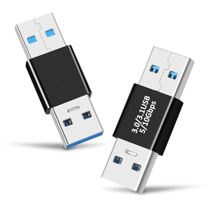 2 Pack USB 3.0/3.1 Male to Male Adapter and OTG 3.0 USB A to A Adapter, Extension or Expansion - style: 3.0Male-Male