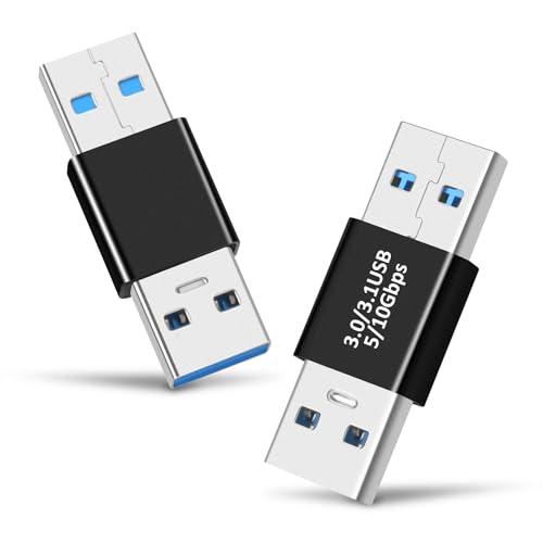 2 Pack USB 3.0/3.1 Male to Male Adapter and OTG 3.0 USB A to A Adapter, Extension or Expansion - style: 3.0Male-Male