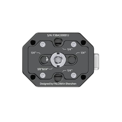 FALCAM F38 Quick Release Base V2, Quick Release System, Base with 1/4" and 3/8" Screw Thread for Tripod, Monopod, Stabilizer, Slider - 3364 - size: F38 QR Clamp V2 only
