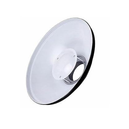 Godox 16.5inch/42cm White Beauty Dish Bowens Mount Reflector w/White Diffuser, Light Modifier for Bowens Mount Studio Strobe Flash Light Monolight for Godox SK400II, AD600Pro, AD600BM, MS300 - color: white