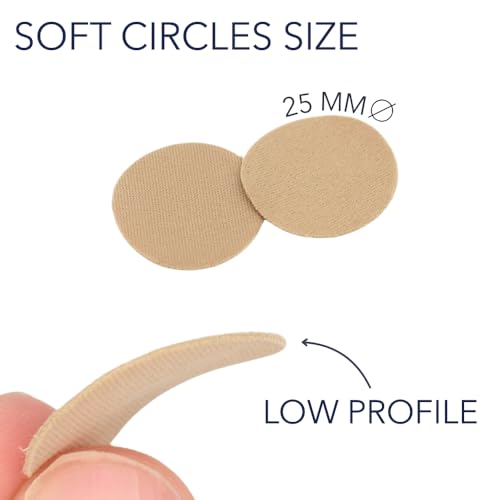 URSA Soft Circles - 15 Pack (Black) | Reusable Soft Lav Mic Covers with 30 Stickies | Mini Windshield, Clothing Rustle Reduction & Camouflage for Lavalier Microphones | Low-Profile, Skin-Safe, Durable - color: MultiColour, size: Multicolour Pack of 15