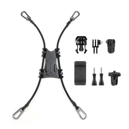 SOONSUN Camera Fence Mount for GoPro, iPhone, Cell Phones, Mevo Start, AKASO, SJCAM, Osmo Action - Ideal Backstop Chain Link Fence Mount for Baseball, Softball, Football, Tennis Games Recording