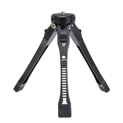 FocusFoto Aluminum Mini Desktop Tripod with 360° Ball Head & Universal Phone Adapter KIT for Mirrorless Camera - for Vlogging, Product Photography, and Live Streaming - style: Tripod + 360° Ballhead + Phone Adapter