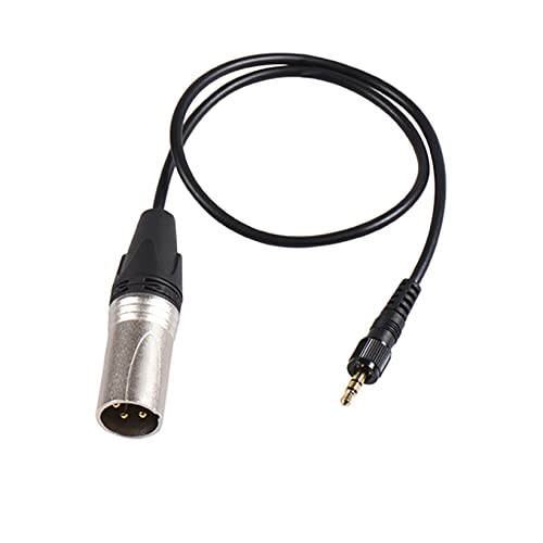 Locking 3.5mm Universal XLR Microphone Cable, Compatible With Sennheiser Saramonic BOYA Comica, Gold-Plated 1/8 Inch Connectors, 3-Pin Male, TRS to XLR Male Balanced Cable Adapter, 1.97 FT - size: XLR Cable Compatible with Saramonic BOYA Comica