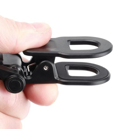 Monitors Camera Mount Clamp Clip for Fill Light Holder Webcam Stand with 1/4 Screw Connector for Video and Photography (A)