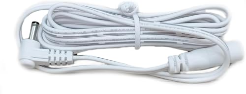 HelloBaby Official 5V Charger Extension Cable -1.5m/5ft Long Power Cord for Monitor & Camera Charging, Compatible with HB6550/HB6560/HB6550Plus, Includes Wall Mount Screws, Solve Short Cable Issues - size: 5ft power extension cable