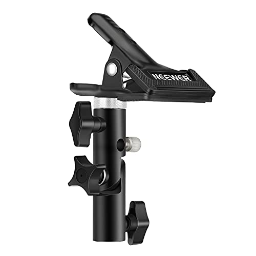 Neewer 3 PCS Photo Studio Heavy Duty Metal Clamp Holder with 5/8" Light Stand Attachment for Reflector - style: CL-02 (3 Pack)