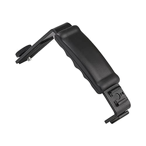 L-Shape Flash Bracket with Dual Flash Cold Shoe Mount Tripod Screw Versatile for Camcorder Microphone DSLR Canon/Nikon/Sony/Yongnuo/Flash Stand