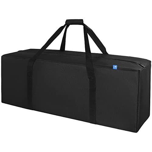 COOLBEBE 36-Inch Large Travel Duffle Bag, 100L Heavy Duty Luggage for Sports Equipment, Camping & Moving, Water Resistant, Black - size: 36" x 13" x 13"