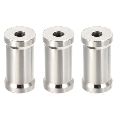 PATIKIL Camera Spigot Screws Converter 1/4" to 3/8" Female to Female, 3 Pack Tripod Screw Adapters Spigot Stud for Light Stand Hot Shoe Cold Shoe Adapter Ball Head Flash, Black