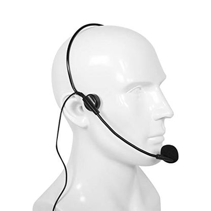 Wired Headset Microphone for Voice Amplifier, Flexible Adjustable Microphone for Teachers, Trainers, Presentations, Seniors.