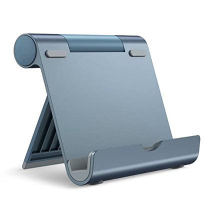 JETech Tablet Stand, Adjustable Portable Desktop Holder, Foldable Dock for iPad/iPad Pro/Air/Mini, Galaxy Tab A8/A7 Lite/A7/S8/S7, Kindle, Tab/Phones(4-11"), Grey - color: Grey