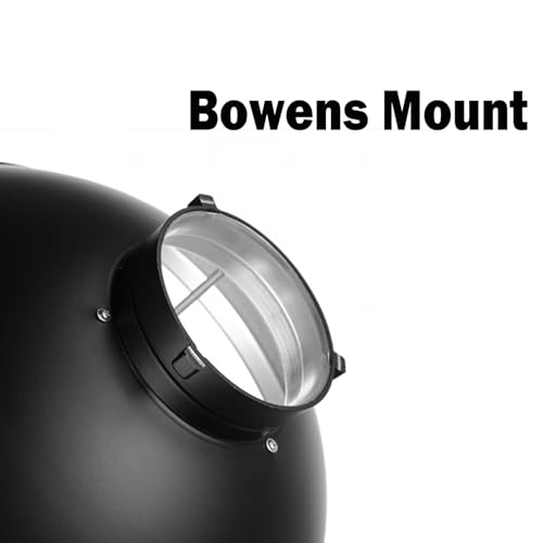 Godox 16.5inch/42cm White Beauty Dish Bowens Mount Reflector w/White Diffuser, Light Modifier for Bowens Mount Studio Strobe Flash Light Monolight for Godox SK400II, AD600Pro, AD600BM, MS300 - color: white