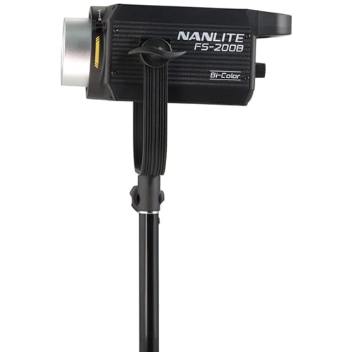 Nanlite FS-200B 220W Bi-Color LED Video Light, 2700K-6500K COB Studio Light with Bowens Mount, App Control, Quiet Fan, High CRI for YouTube, Photography, Filmmaking & Live Streaming