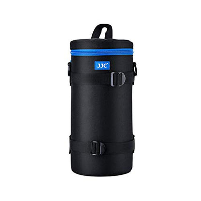 JJC Deluxe Lens Case Pouch Bag for Sigma 150-500mm f/5-6.3 DG OS HSM, Canon RF 800mm f/11 IS STM, Nikon AF-S NIKKOR 200-500mm f/5.6E ED VR & More Lenses Below 4.9'' x 11.4''(D x L) - size: XXXXL Size