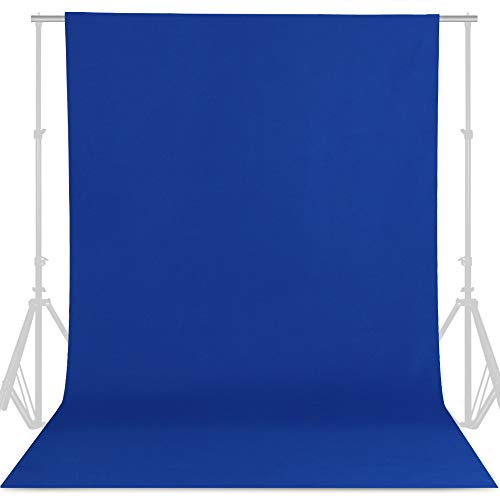 GFCC 6FT x 10FT Royal Blue Backdrop Background Blue Photo Background Photography Backdrop for Photoshoot Screen for Video Recording Picture - color: Royal Blue, size: 6ftx10ft