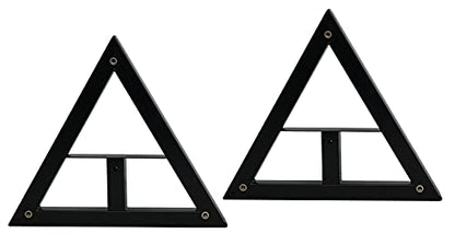 Rockville RVSM1 Pair of Near-Field Studio Monitor Stands, Adjustable Height 33-45in, Heavy-Duty Steel, EVA Foam Padding, Vibration Reduction, for Home Studio Musicians and Audio Engineers