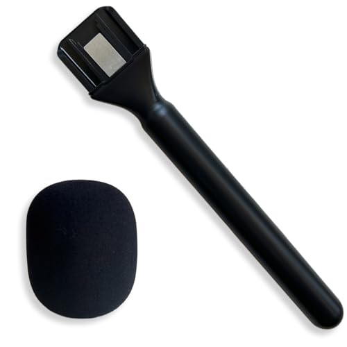 QJYTH Mic Holder Adapter For Dji Mic 1/2 / mini, Microphone Handle Handheld Compatible With Rode Wireless Go II/Pro and More Wireless Microphones