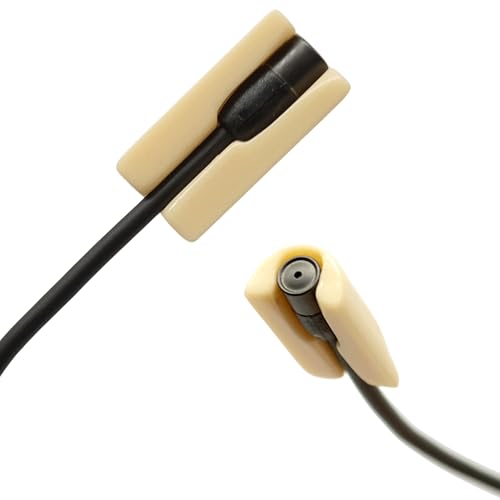 URSA MiniMount. Slim, Low-Profile and Made from Hardened Plastic. Hand-finished for Smoothness. Includes 5x Hypoallergenic MiniMount Stickies (Beige, Made for Sennheiser MKE2) - color: Beige, size: Sennheiser MKE2