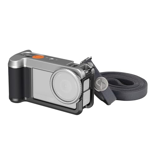 SMALLRIG Street Grip Kit for DJI Osmo Action 6, Aluminum Cage with Cold Shoe, Shoulder Strap, Lens Protection Ring, Protective Frame with 1/4"-20 Locating Holes, for Street Photography - 5891 - style: All-in-One Street Grip Kit