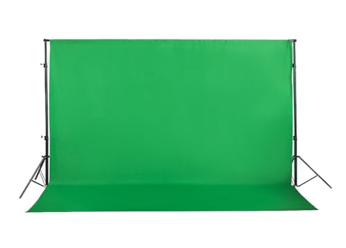 Green Screen Backdrop 10x7ft Photo Backdrop Chromakey Muslin Portrait Green Backdrop for PS Keying/Video Creation/Studio Portrait Shoots - color: Green, size: 10x7ft