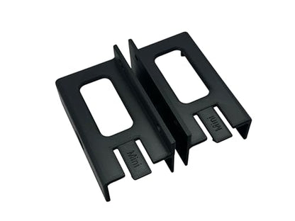 Desk Mount Kit for Arturia MiniFuse 1, 2, & 4 - Under Desk Mount Brackets with Reversible Clips - Secure Mounting Accessories