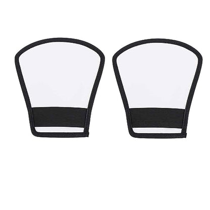 Leadigol 2PCS Flash Diffuser,Camera Flash Diffuser Double-Sided Flash Softbox Photo Light Reflector with Elastic Strap