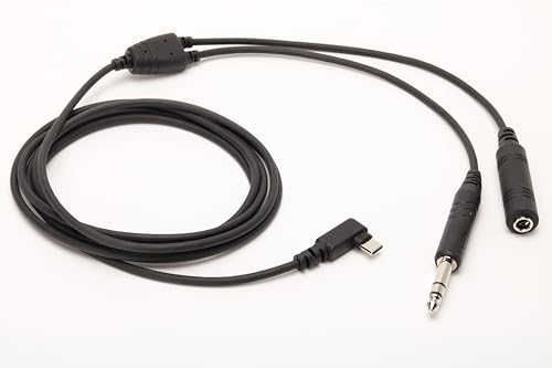 Wirenest® Aviation Audio Recording Adapter with USB-C Connector – Record Cockpit & ATC Audio, Single GA Plug to USB-C