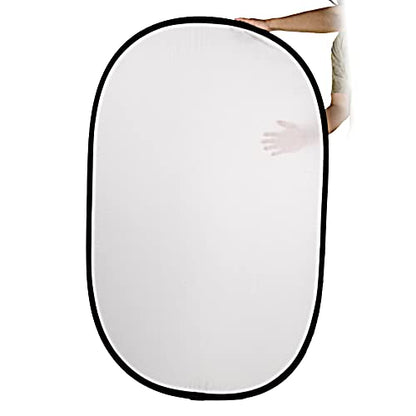 Fotodiox 48x72in 5-in-1 Collapsible Reflector Panel with Bag for Photography and Video - Black, Gold, Silver, Translucent, and White Panel - size: 48x72in (120x180cm)