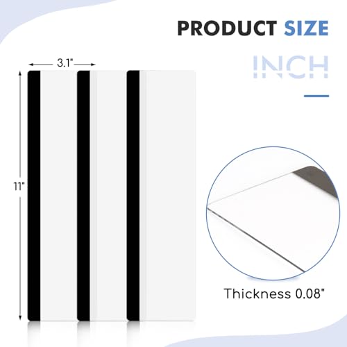 DOLLAR BOSS 3 Pcs 11" x 3.1" Transparent Acrylic Monitor Memo Board | Computer Screen Side Note Holder, Office Desk Accessories, Clear Message Board, For Sticky Notes Memos, Fits PC & Laptop - size: 11''x3.1''-3pcs