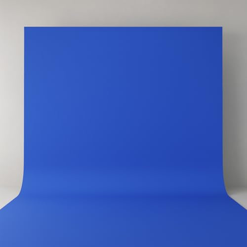 Royal Blue Backdrop,5x7FT Royal Blue Photo Backdrop for Photography Background Backdrops Curtain for Portraits Studio Photoshoot Halloween Party Screen Video Recording - color: Royal Blue, size: 5x7FT