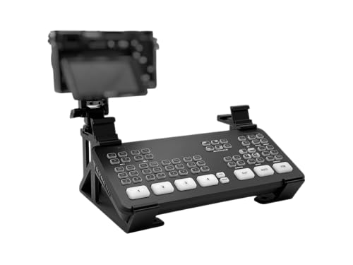 Combo Stand for ATEM Mini Series – 6 Cold Shoe Slots, Slide-On Design, Stable Feet, Dust-Cover Compatible (Third-Party Accessory)