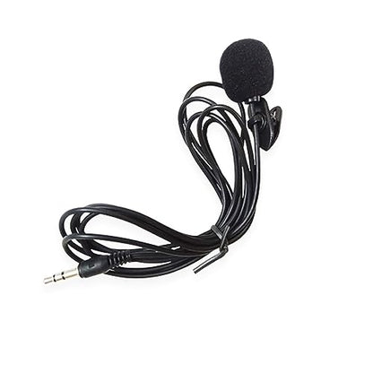 3.5mm Lavalier Microphone Hand-Free Collar Clip Mic for Video Meeting