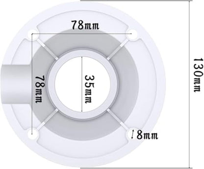J-Shaped Dome Camera Mount, 11.8"-23.6" Telescopic Adjustable Bracket, Heavy-Duty Aluminum Alloy Wall/Ceiling Mount for Indoor/Outdoor CCTV Security Cameras,Universal Holder Fits Hikvision/Dahua