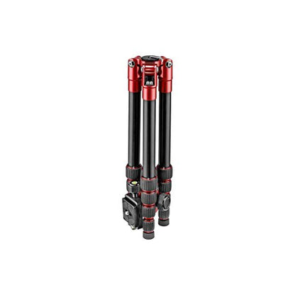 Manfrotto Element Traveller Small Aluminum 5-Section Tripod Kit with Ball Head - color: Red, size: Element Small 56.3"