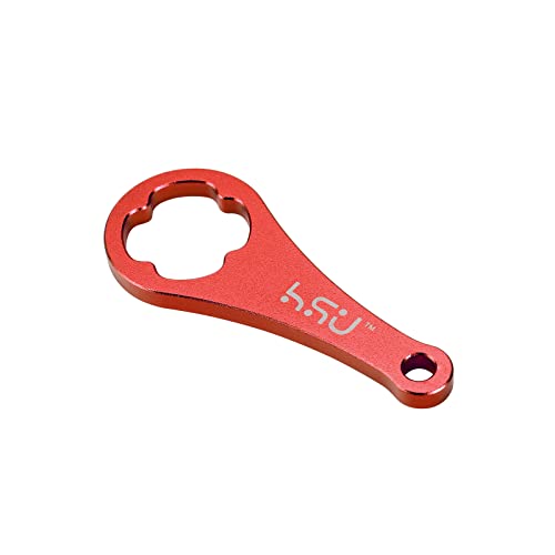 HSU Aluminum Thumbscrew Set + Wrench for Gopro Hero 13, 12, 11, 10, 9, 8, 7, 6, 5, 4, 3, AKASO Campark and Other Action Cameras (3pcs, Red) - color: Thumbscrew Set + Wrench(Red)