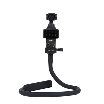 Pellking Flexible Twist Arm Mount Fence Stand for DJI OSMO Pocket 4 3/GoPro/Insta360/Smartphones | Mount for Fence,Tripod, Selfie Stick & Handlebar Accessories