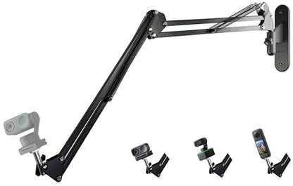 Link-2C Webcam Wall-Mount Holder Stand Compatible with Insta360 Link 2 pro/Link 2C pro/Link 2 / Link 2C / Link PTZ 4K Webcams and X5 X4 X3 X2 Action Cameras