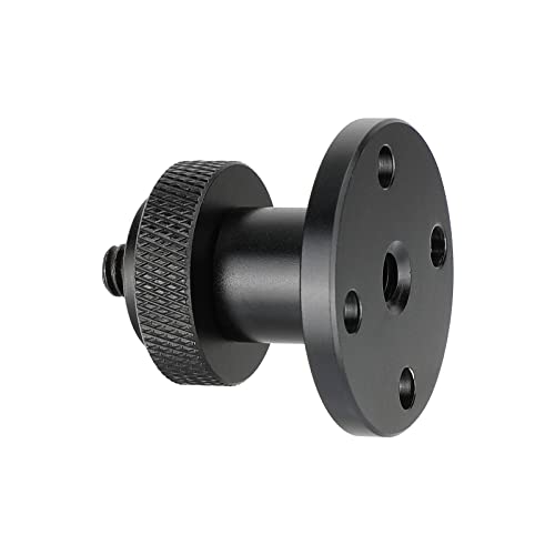 CAMVATE 1/4"-20 Male Thread Screw Support with Wall/Table Mount Round-Shape