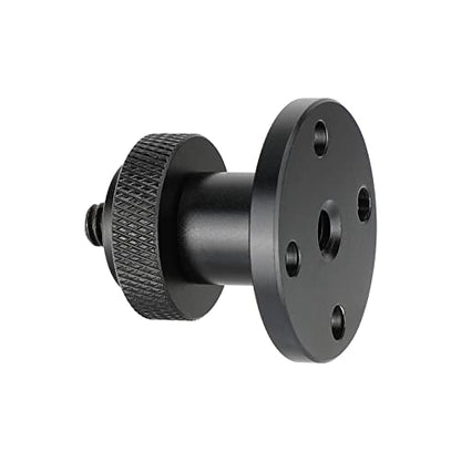 CAMVATE 1/4"-20 Male Thread Screw Support with Wall/Table Mount Round-Shape