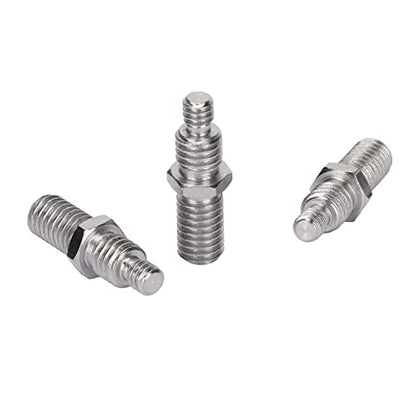 KIMISS 3Pcs 3/8 to 1/4in Male Threaded Screw Adapter Camera Tripod Mount Double Sided Standard Mounting Camera Screw Adapter Thread Camera Tripod Conversion Tripod Screw for Tripod PTZ