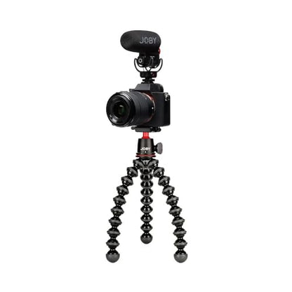 JOBY Real Time Vlogger Kit, GorillaPod Camera Vlogging (3K Flexible Tripod, On-Camera Wavo Plus Microphone, TRR Cables), Vlog-Kit, Youtuber and Experienced Content Creator System