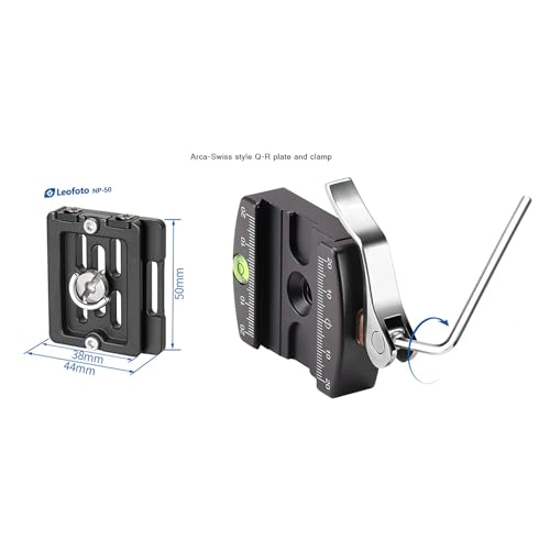 Carbon Fiber Mini Tabletop Tripod with Leveling Base for Camera, Tripod with Convertible 1/4" & 3/8" Screw, 360° Rotating Ball Head with QR Plate for DSLR/Phone Holder/Projector, Max Load 11.4LB - color: LS-223CEXX+LH-30LR: with 30LR Ball Head