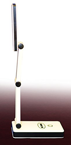 IdeaWorks LED Lamp for Desk - Collapsible, Portable from Home to Office, Acrylonitrile Butadiene Styrene, White - color: White