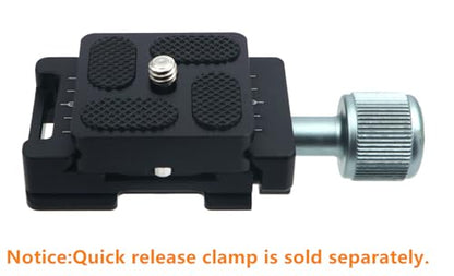PU-40 40mm Universal Quick Release QR Plate with D-Ring Screw for Mini Tripod Monopod Ball Head DSLR Camera, Arca-Swiss Compatible