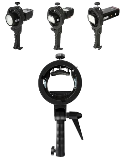 Bowens Mount Softbox 32''/80CM Handheld Quick Set-up, S-Type Bracket Compatible with Godox Canon Sony Fuji YongNuo Flash AD200PRO V1 TT600 V860III 430EXIII SB500 YN320EX YN560 - size: CF 32''