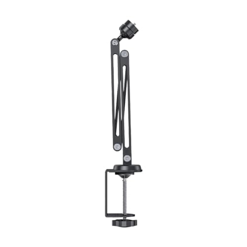 EMEET Overhead Camera Desk Mount, Flexible Articulating Webcam Stand with 1/4" Screw, Heavy Duty Desk Clamp Camera Arm for Live Streaming, Video Recording, Fits Smartphone, Webcam, Max Load 4 lbs